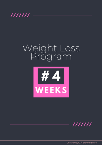 1 Month - Weight Loss Program